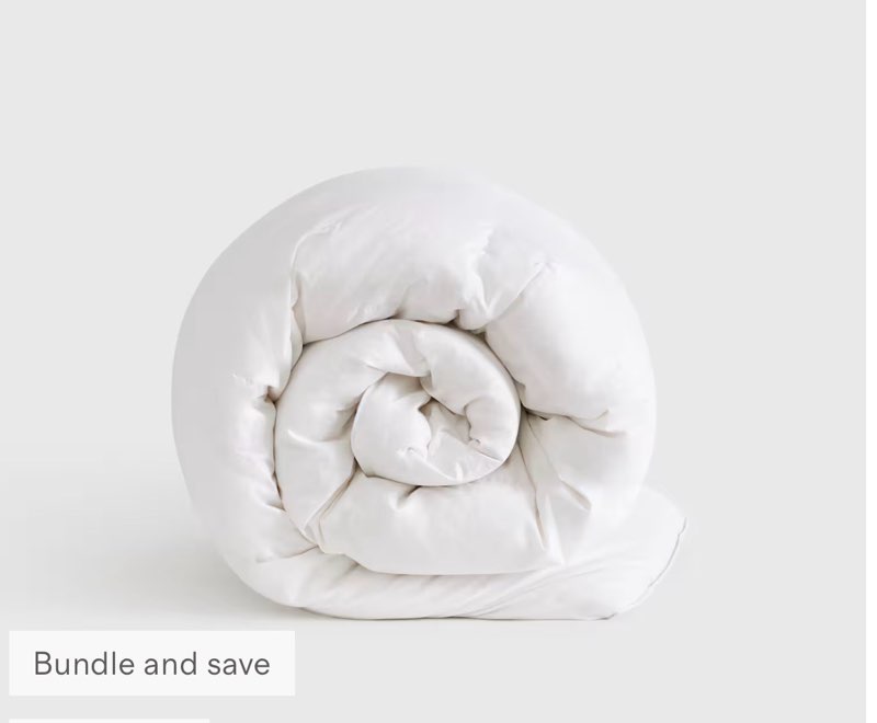 premium down duvet insert, king/cal king, down