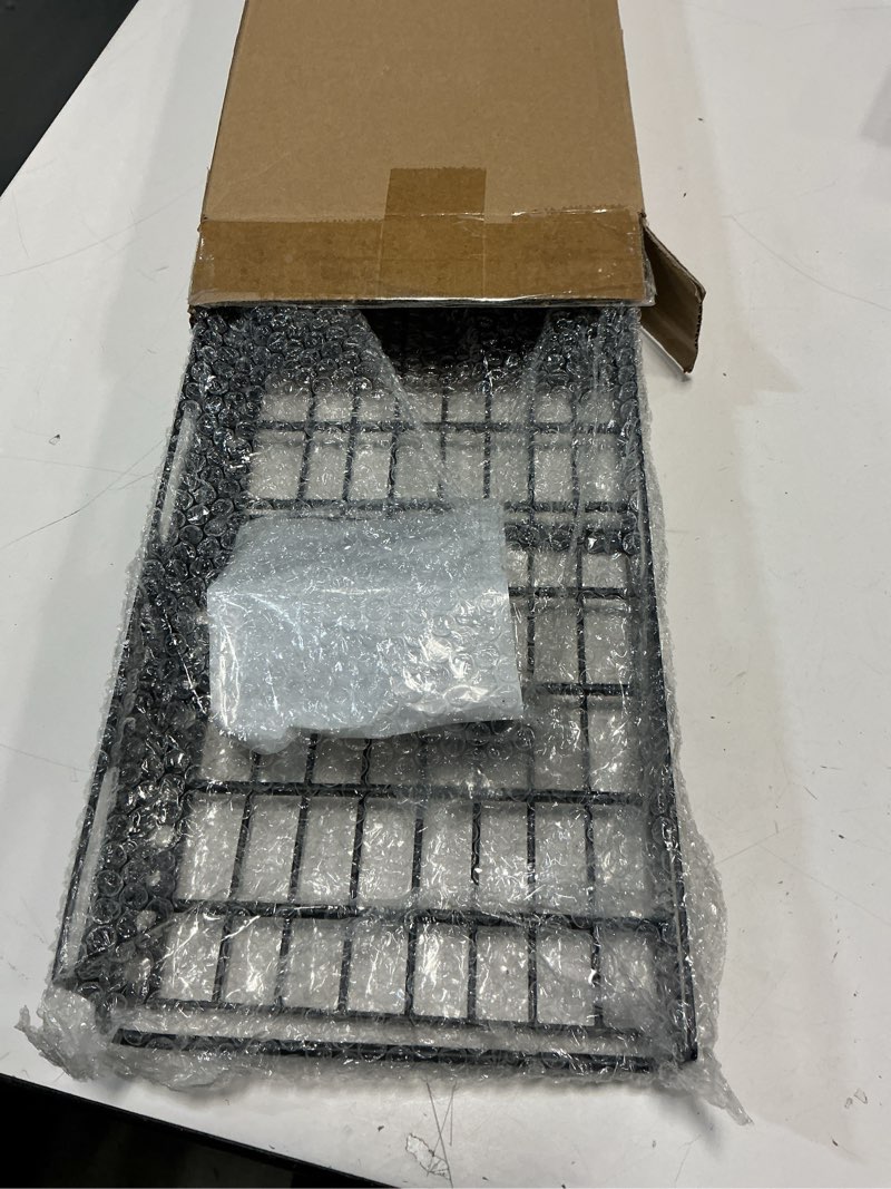 Condition photo showing Good Condition for Resin Shelf Accessory Outdoor Sheds Storage, 16" x 8" x 2", for Suncast Select Outdoor Shed Models with EZ Bolt Assembly Black, 2-Pack