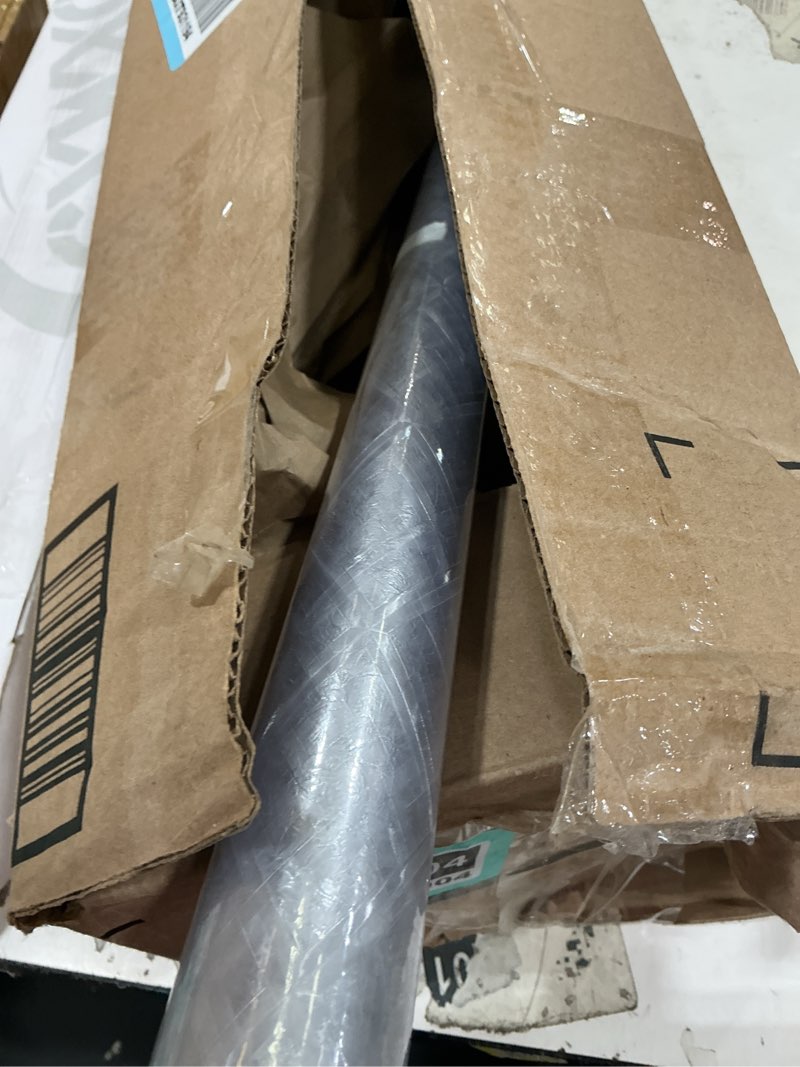 Condition photo showing Good Condition for haton window privacy film decorative frosted glass window film, sun blocking stained glass clings, static cling removable stickers for home door coverings, lattice pattern 23.6" x 78.7" clear 23.6" x 78.7"