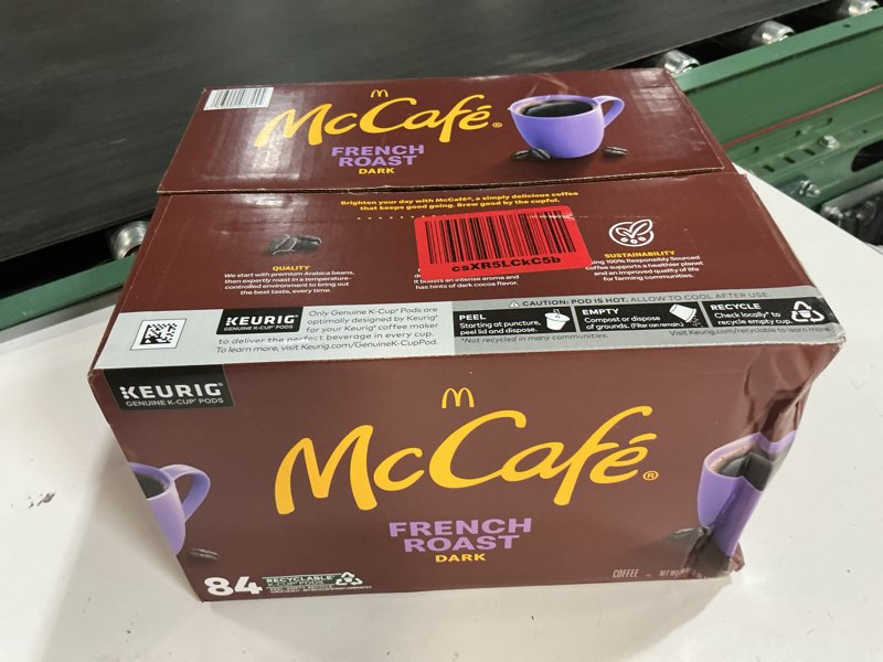 Condition photo showing New/Like New for (Best by:2026/10-28)McCafe French Roast, Keurig Single Serve K-Cup Pods, Dark Roast Coffee Pods, 84 Count French Roast 84 Count (Pack of 1)