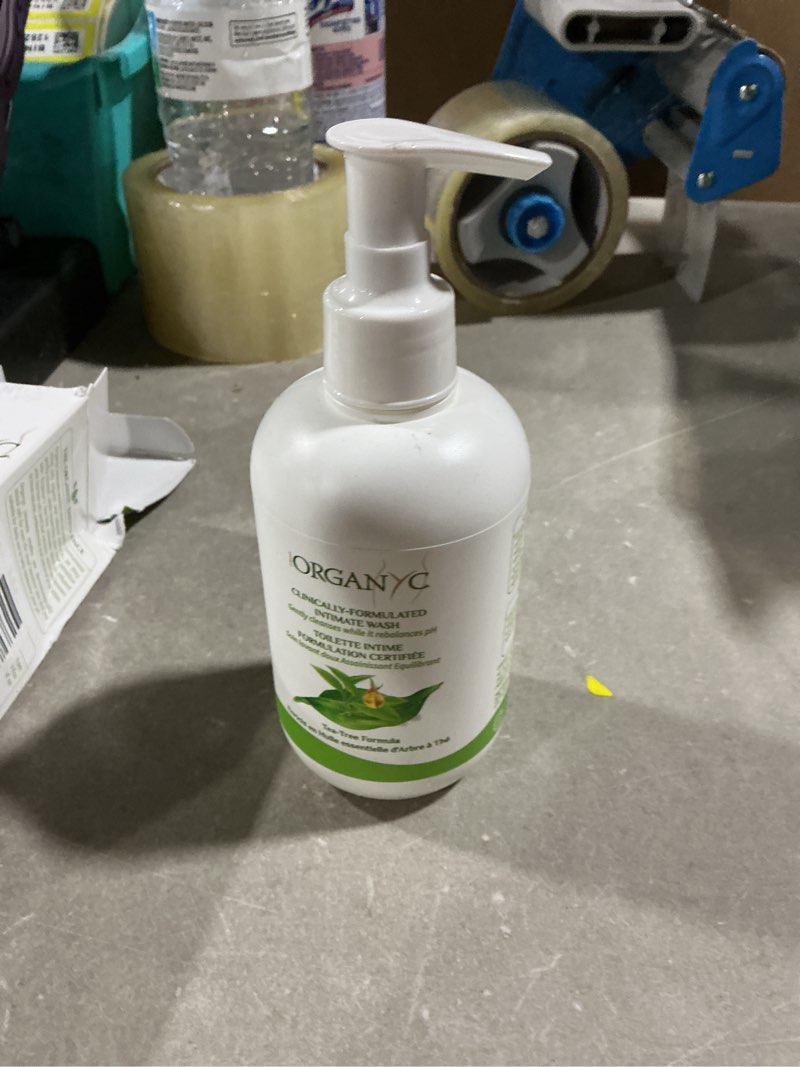 Condition photo showing Good Condition for organyc feminine intimate wash for sensitive skin, 250 ml, ph-balanced cleanser with organic tea tree & botanical extracts tea tree 8.5 fl oz (pack of 1)
