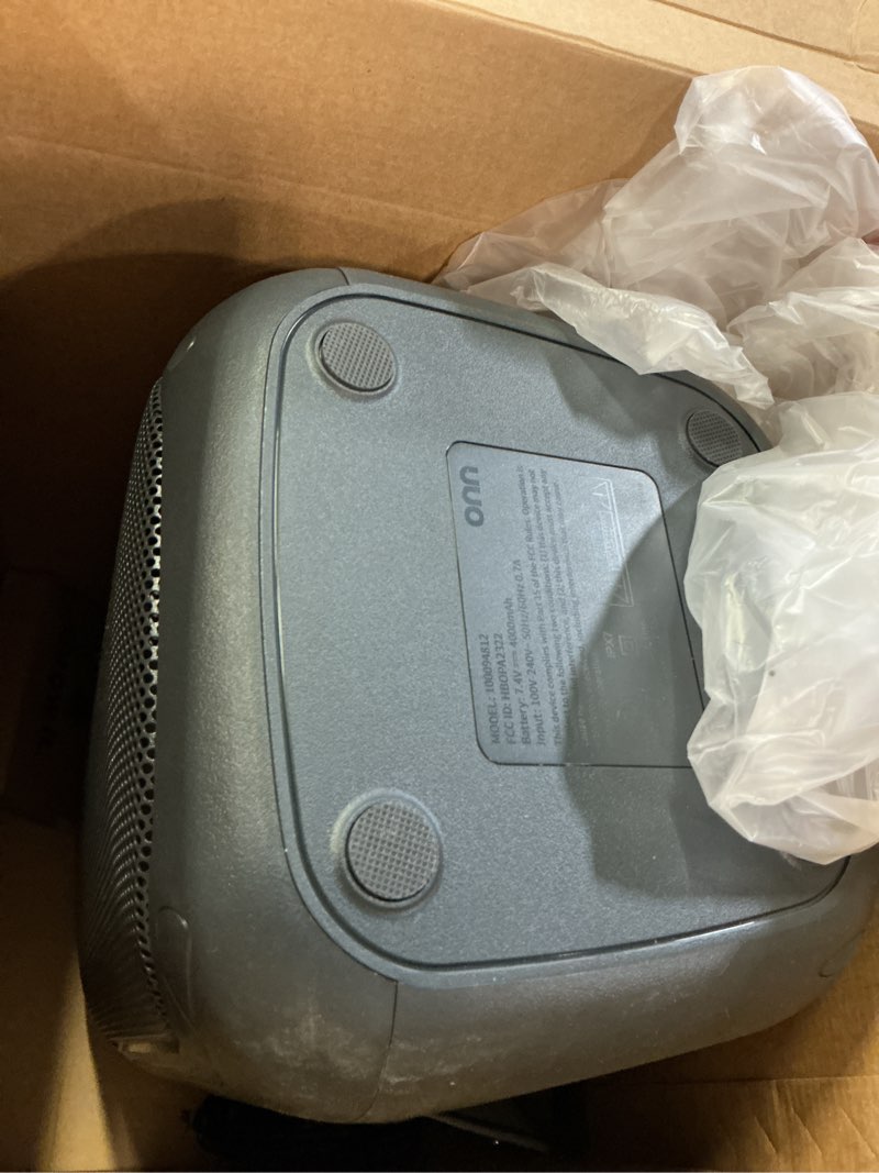 Condition photo showing As Is for onn medium party speaker gen. 2, 15.08"