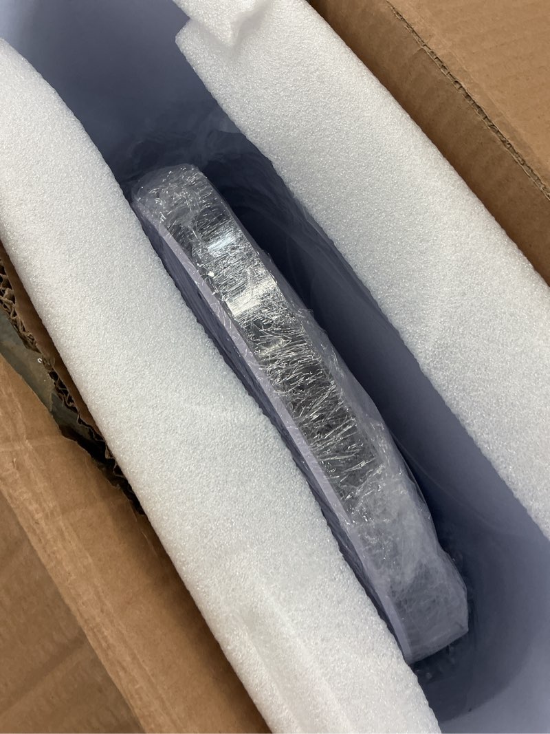 Condition photo showing As Is for White Cylinder Pedestal Stands for Party- 5 Pieces , Large White Cake Stand, Pedestal Display Plinth Pillars for Wedding Ceremony Birthday Party Art Decor-- 15.7*35.43''(L),14.17*29.5''(M),12.99*23.6''(S), 21.6*11.8"(XS), 19.68*10.6"(XXS) 5PC White