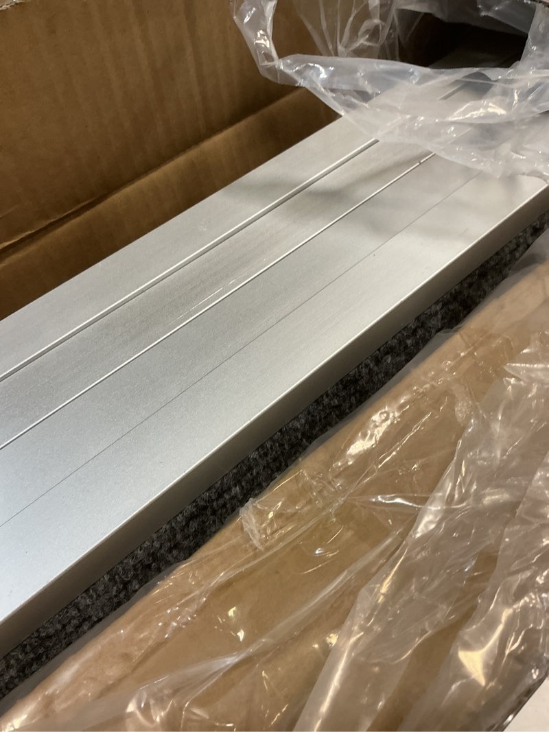 Condition photo showing Good Condition for dog stairs for car, extra wide stairs for large dogs, pet steps aluminum foldable dog steps for cars and suv, high beds, trucks, supports up to 200 lbs (extra wide-4 steps) 4steps-widen