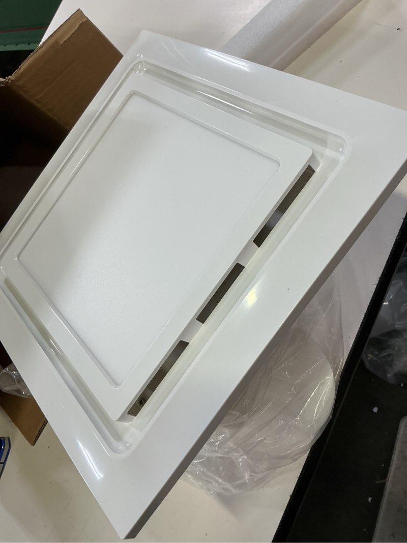 Condition photo showing Good Condition for bathroom exhaust fan without light, ceiling mount ventilation fan bathroom extractor 110v bathroom fan for kitchen 120cfm 1.2sones (square) retrongression
