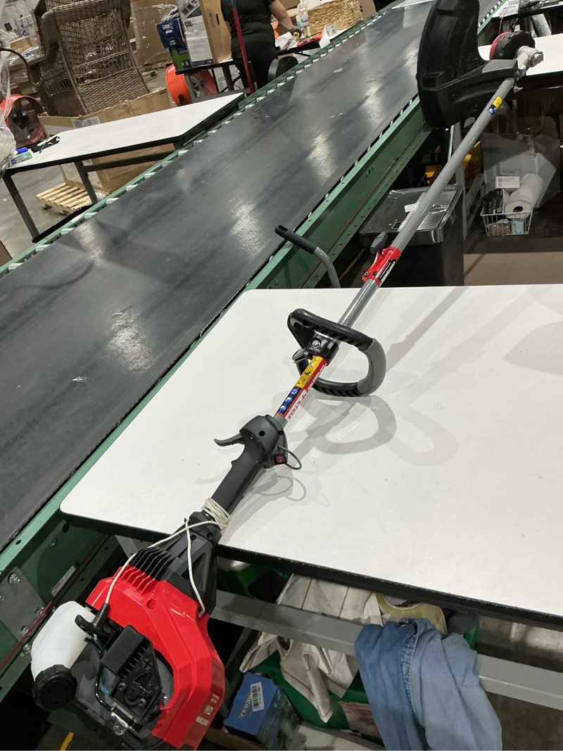 Condition photo showing As Is for craftsman ws4200 30-cc 4-cycle 17-in straight shaft attachment capable gas string trimmer edger conversion capable