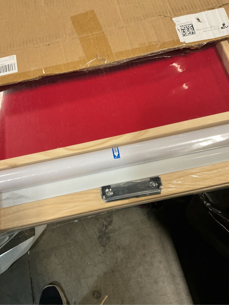 Condition photo showing New/Like New for Ragstone Kids Easel Child Easel with Paper roll Double Sized Blackboard Chalkboard