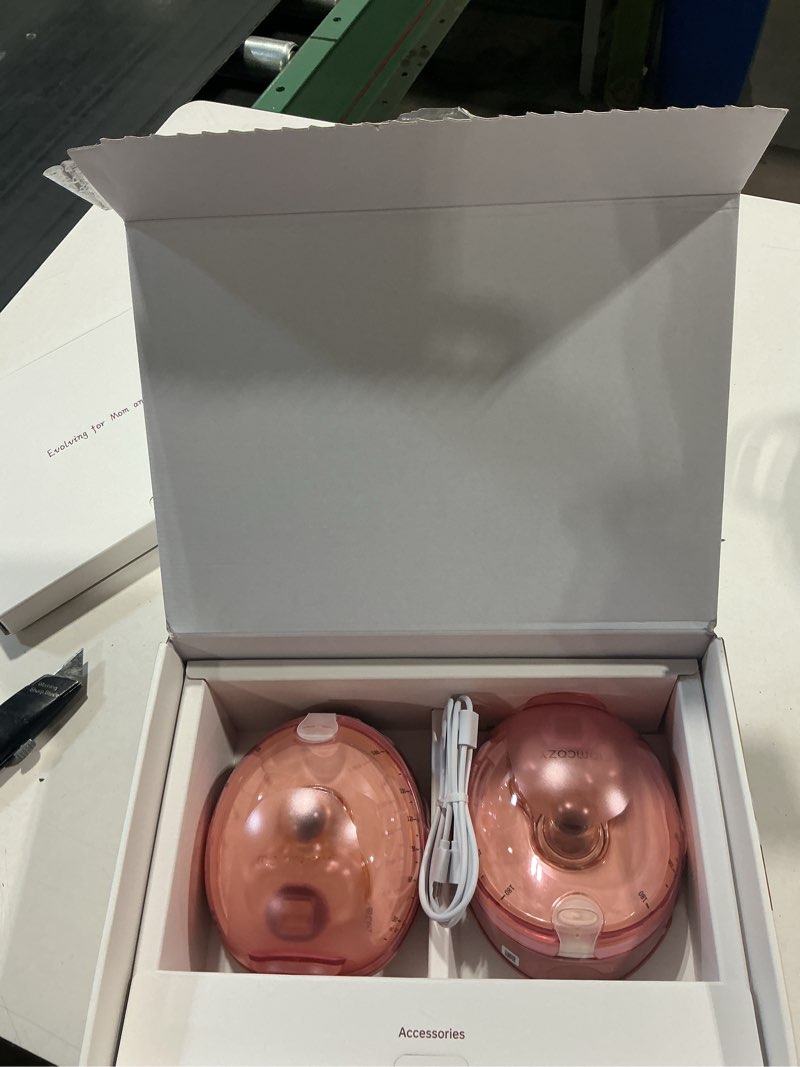 Condition photo showing Good Condition for momcozy wellness 1 warm-massage wearable electric breast pump w1