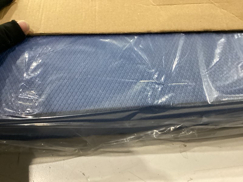 Condition photo showing New/Like New for StrongTek Extra Wide Foam Balance Pad for Physical Therapy, 19" X 15.8" X 2.4", High-Density TPE Foam Pad for Exercise, Enhanced Stability, Core Strength, Non-Slip & Water-Resistant, for Fitness, Yoga Blue