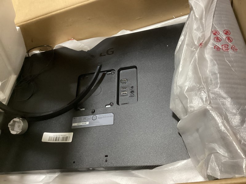 Condition photo showing Good Condition for LG 32UR550K-B 32-inch Ultrafine 4K UHD (3840 x 2160) Computer Monitor, HDR10, 60Hz, HDMI, DisplayPort, Tilt/Height/Pivot Adjustable Stand, Black