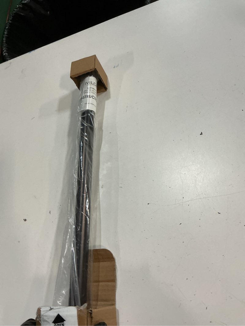 Condition photo showing New/Like New for ivilon tension curtain rod - hexagonal spring tension rod for windows or shower, 36 to 54 inch, orb 36" to 54" oil rubbed bronze