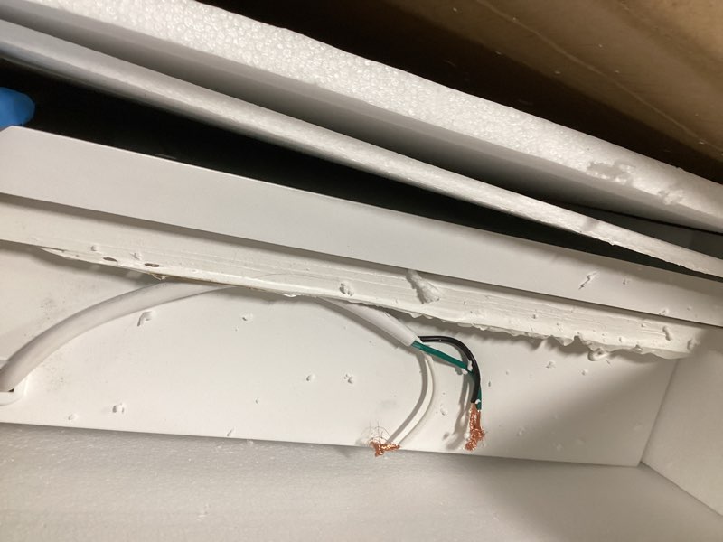 Condition photo showing Good Condition for TETOTE 24 x 30 White Led Lighted Medicine Cabinet Mirror with 3-Color Lights, Wall Mount or Recessed Cabinet Mirror for Bathroom with Storage, Tempered Glass, 2 Outlets, Anti-Fog, Adjustable Shelf 24"x30" White