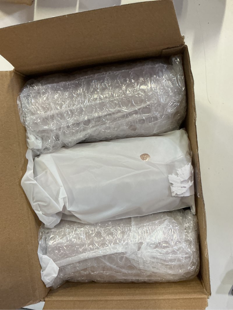 Condition photo showing New/Like New for maxdot 6 pieces champagne tumbler stemless flutes double insulated mini with lips stainless steel cocktail cups for coffee wine glass (rose gold, champagne)