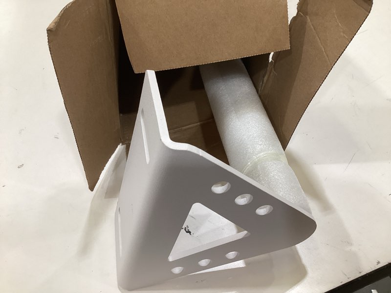 Condition photo showing As Is for wall mounted doorway pull up bar, heavy duty strength training pull-up bars for doorframe, support beam or joist mount thick metal sturdy construction support 500 lbs white