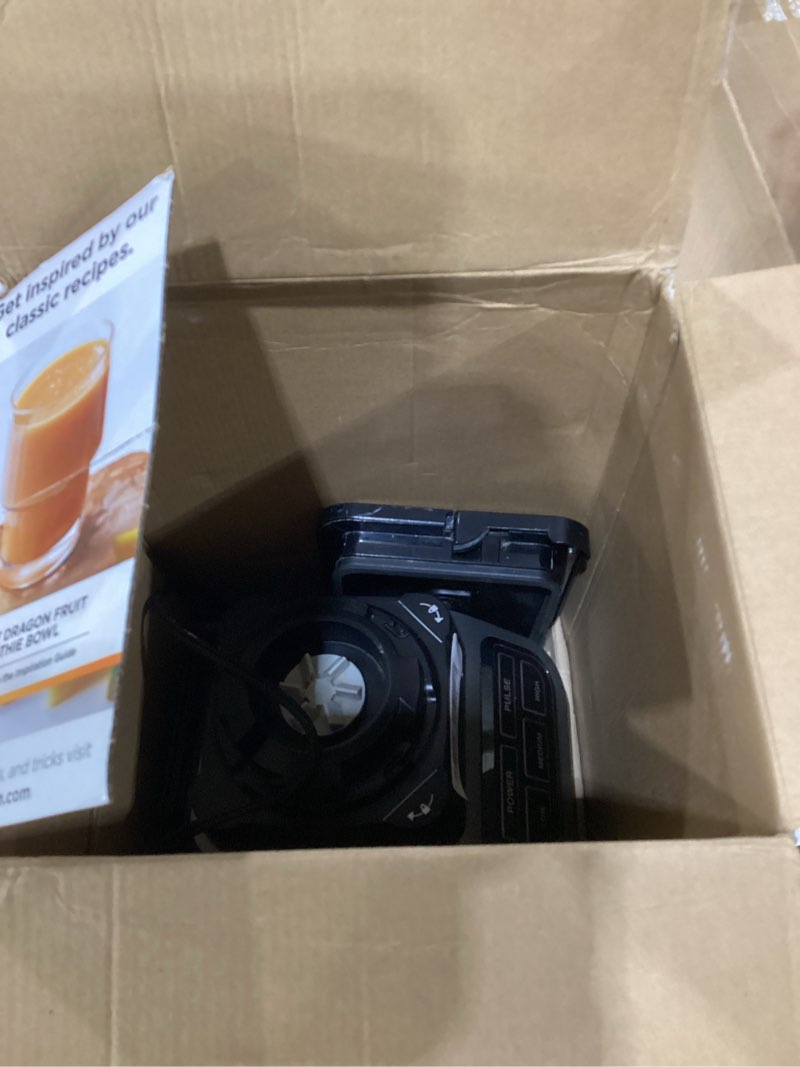 Condition photo showing As Is for Ninja BL610 Professional 72 Oz Countertop 1000-Watt Base and Total Crushing Technology for-Smoothies, Ice and Frozen Fruit, Black, Blender + Pitcher