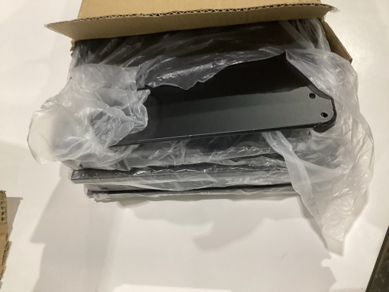 Condition photo showing New/Like New for Nieifi Spice Rack Organizer for Cabinet, Vertical Spice Rack Pull Out, Easy to Install, Metal, 8.5''Wx10.35''Dx2.3''H, 2 Pack, 1 Tiers(Black) Black 7.72" -1Tier, 2Pack