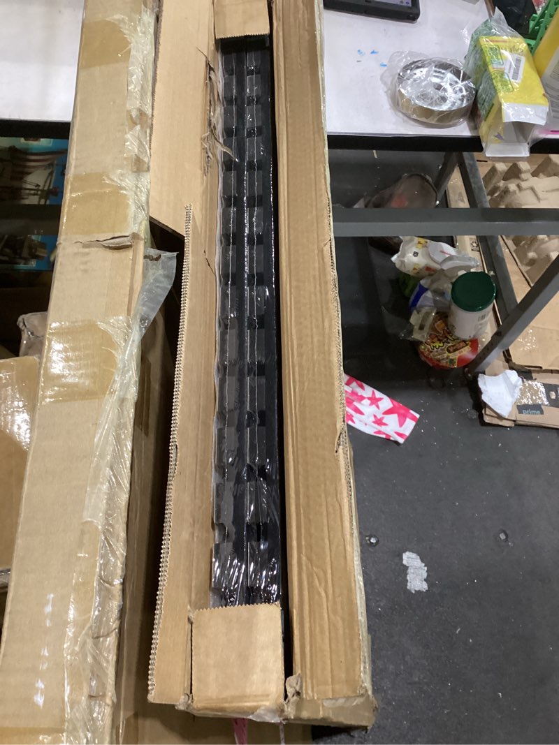 Condition photo showing New/Like New for 2-pack wood panels for wall - acoustic wood slat wall panels, soundproof wooden paneling for interior decor white oak 2 pc - 47.2x23.6 inches