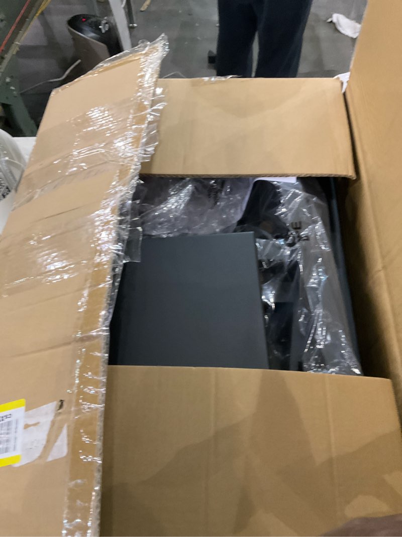 Condition photo showing New/Like New for BLACKSTONE 5013 Collapsible 17” and 22” Tabletop Griddle Stand with Adjustable Legs and a Removable Side Shelf, Powder Coated Steel, Black Regular Griddle Stand