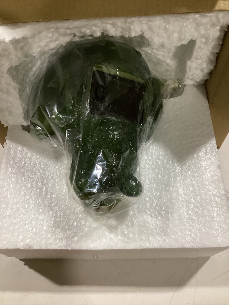 Condition photo showing Good Condition for Solar Drinking Frog Statues for Garden Decor, Outdoor Resin Frog Figurine with Led Light Bottle 8"