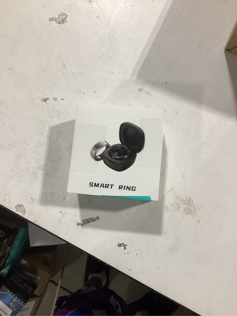 Condition photo showing New/Like New for smart ring for women men, fashion minimalist fitness ring & sleep tracker ring with heart rate, blood pressure,5atm waterproof health ring, valentine's day gifts for women, no subscription (8, gold) 8 gold