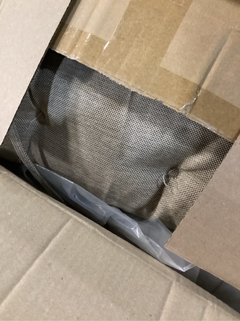 Condition photo showing Good Condition for outdoor chair cushions, outdoor cushions, patio chair cushions, indoor full-length ties for non-slip support, premium comfortable thick fiber, set of 2 (beige, 17x17 inch) solid color 17" x 17" beige