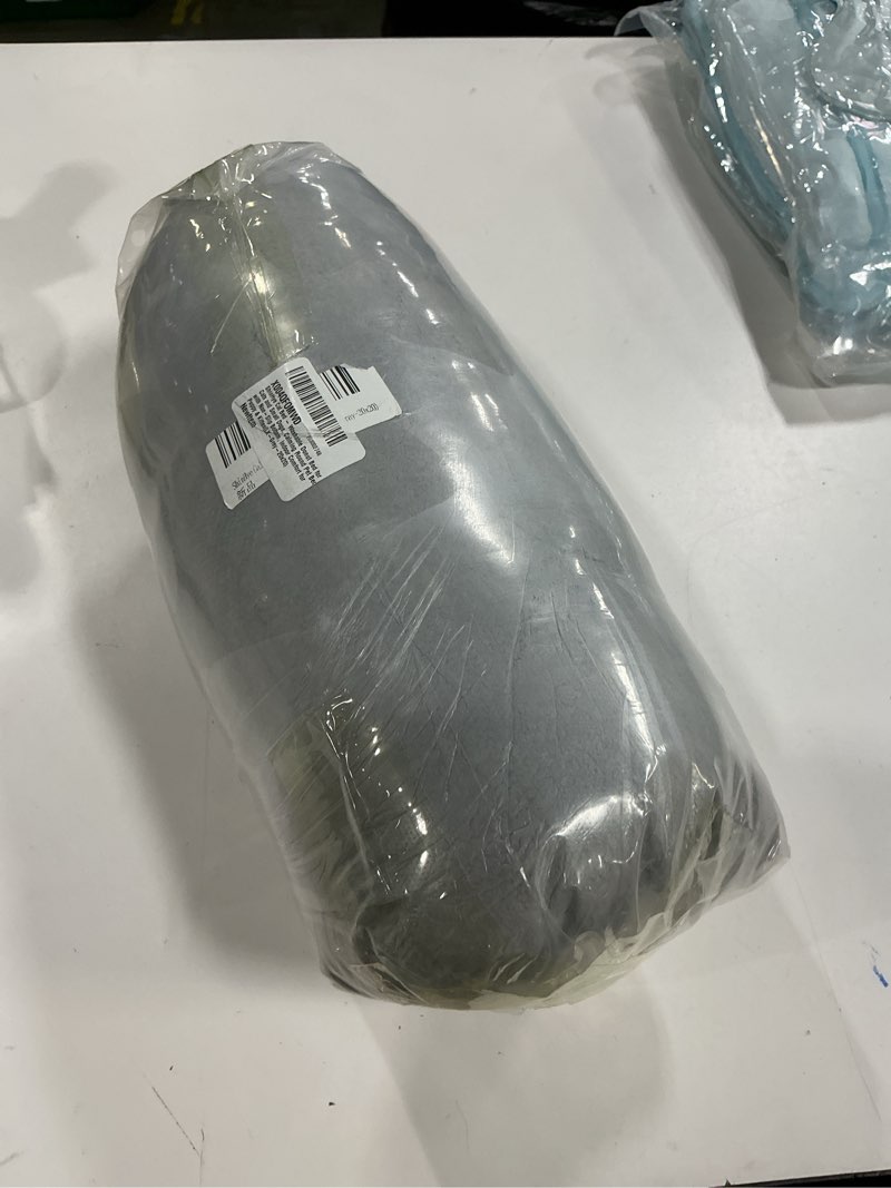Condition photo showing New/Like New for shinhye dog bed for small dogs & cats, washable calming round pet bed with non-slip bottom, soft indoor puppy bed(lx-grey-20x20) s(20x20x6) grey-lx