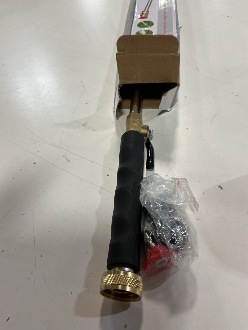 Condition photo showing Good Condition for 2026 upgraded jet nozzle power washer for garden hose, includes 2 high-pressure nozzles and quick connectors | hydro jet high pressure washer tools