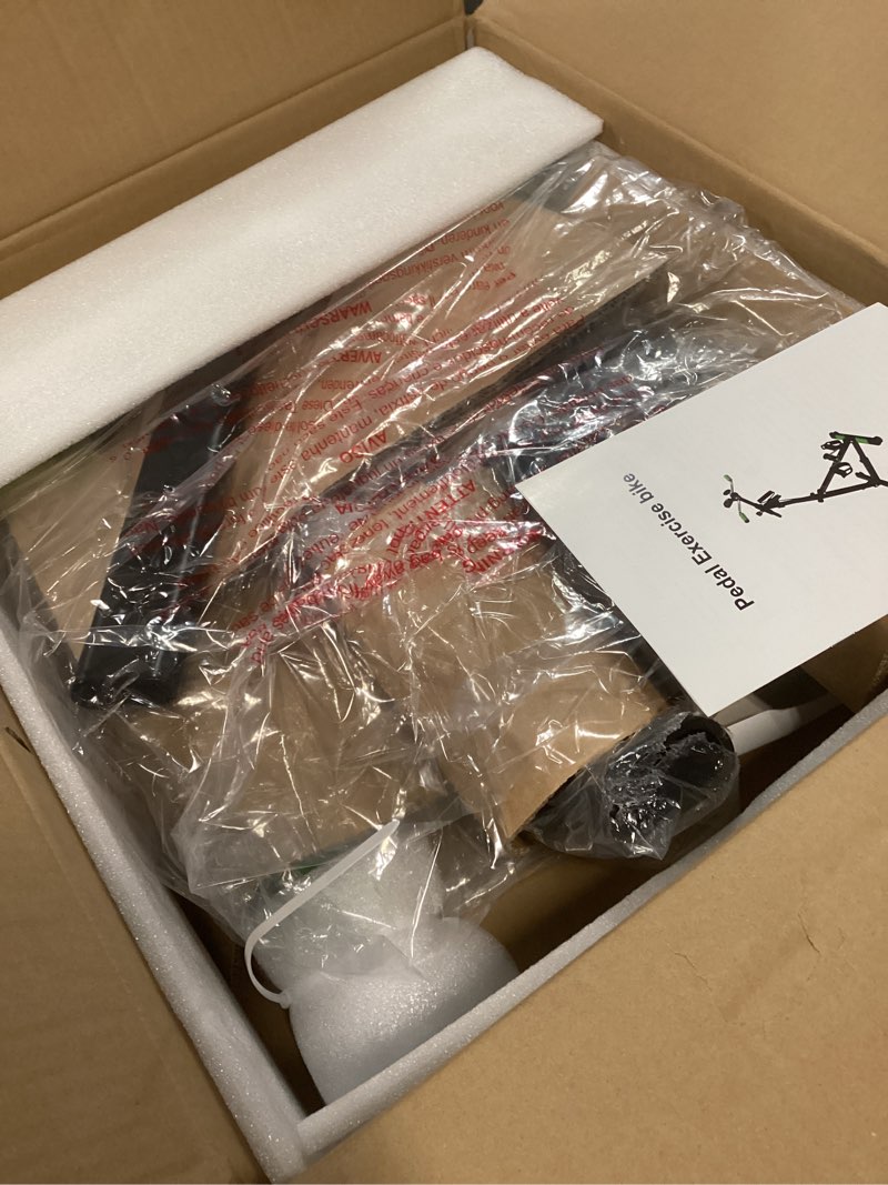 Condition photo showing Good Condition for pedal exerciser bike for seniors, hand arm leg and knee physical therapy peddler exercise equipment, elderly recovery home exercise bike for total body, upper and lower limb trainer