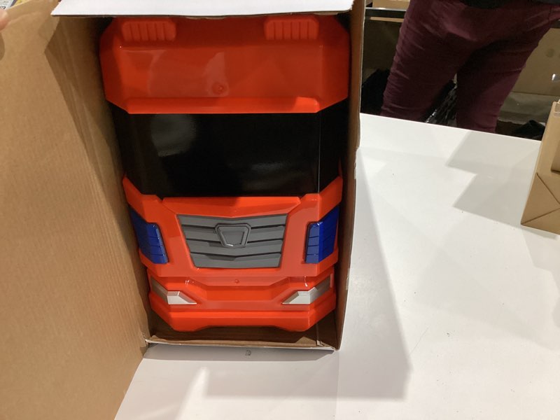 Condition photo showing Good Condition for Kids Tool Bench with Electric Drill and Power Miter Saw, Construction Workbench Toys for Boys Age 3 4 5 6 7 8, Toddler Realistic Tools Table Playset, Tool Box Set, Christmas Birthday Gift for Kids 3-5 Tool Bench Truck