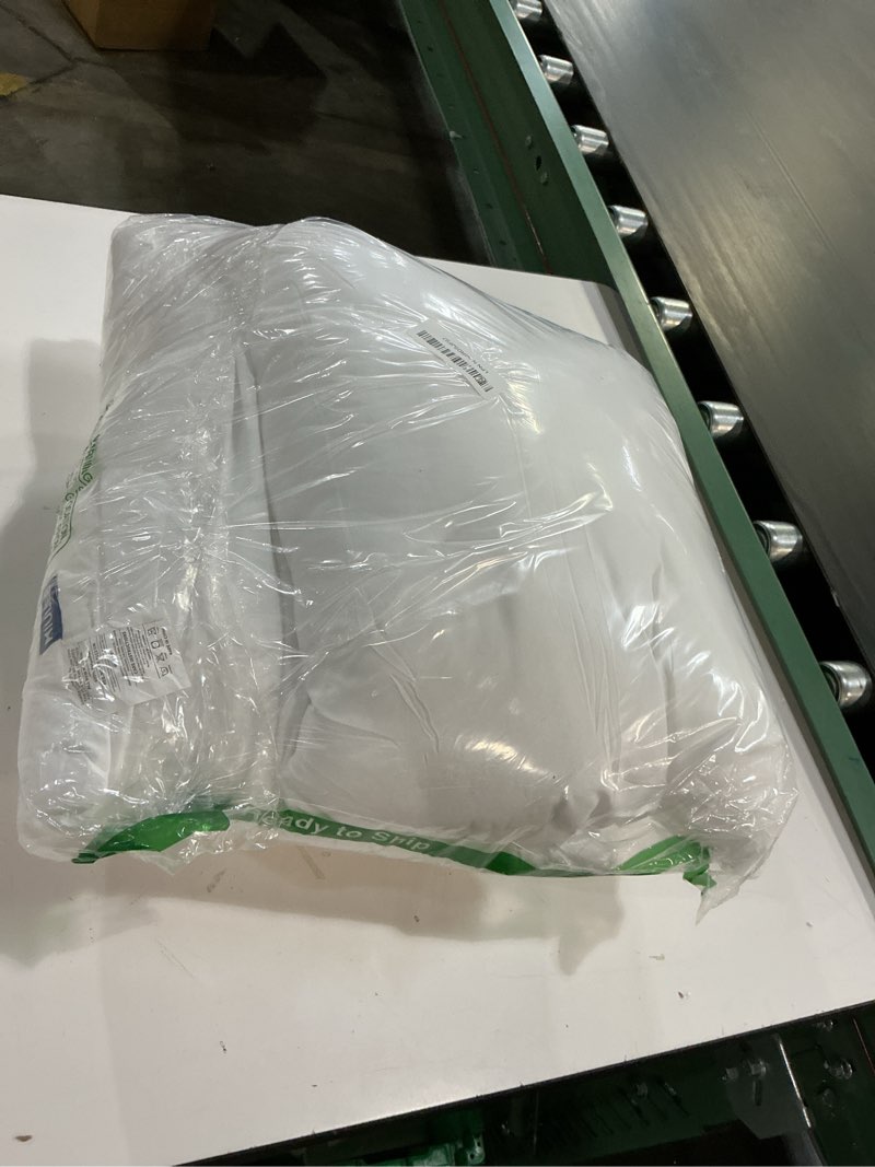 Condition photo showing As Is for miulee throw pillows inserts, pack of 2 18x18 inch 100% virgin fiber filling bed couch pillows