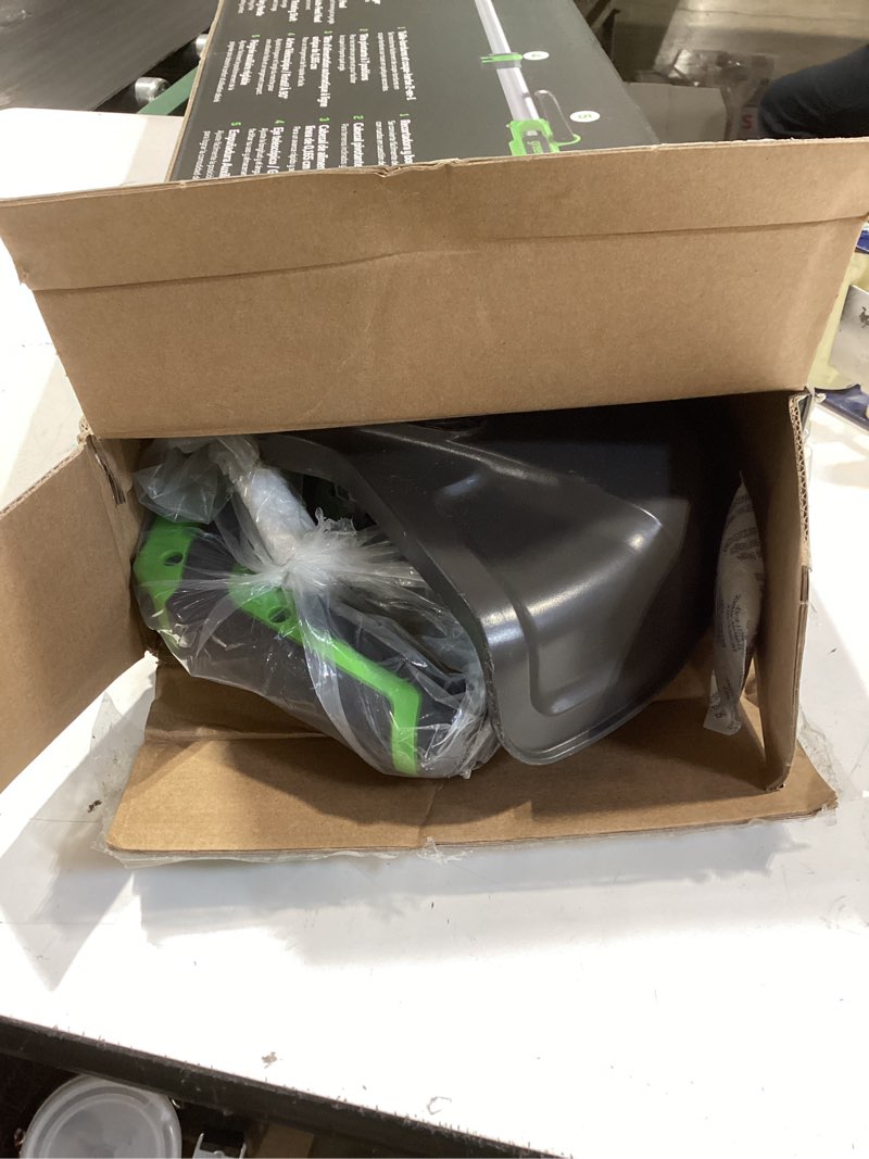 Condition photo showing As Is for greenworks 24v cordless string trimmer/edger (gen 2), 12" cutting width, ultra-light 6 lbs design, with 2.0ah battery & charger included string trimmer 12" trimmer gen 2 (2.0ah)