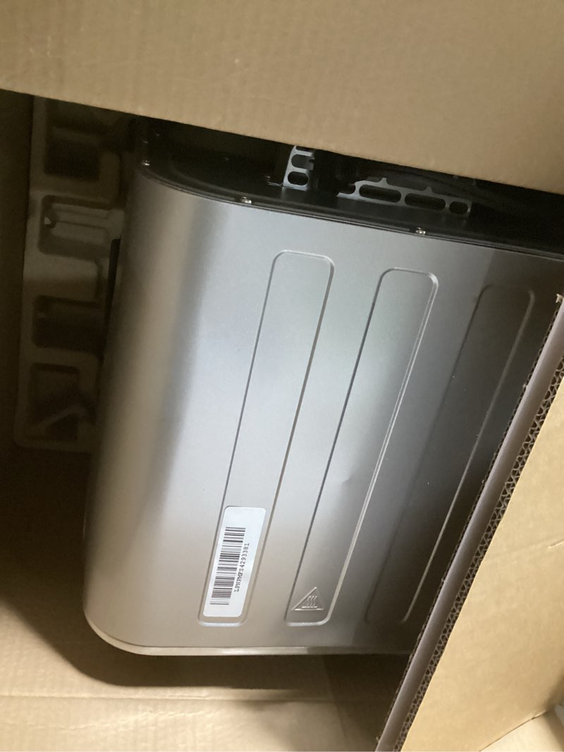 Condition photo showing Good Condition for cuisinart compact air fryer toaster oven, stainless steel fryer with 6-in-1 functions, adjustable temperature, includes oven rack, baking pan and air fry basket, toa-26 compact air fryer oven stainless steel