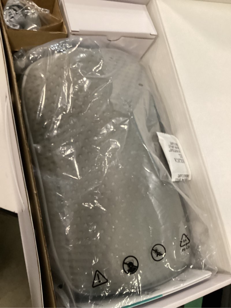 Condition photo showing New/Like New for cordless neck & shoulder massager with heat, rechargeable
