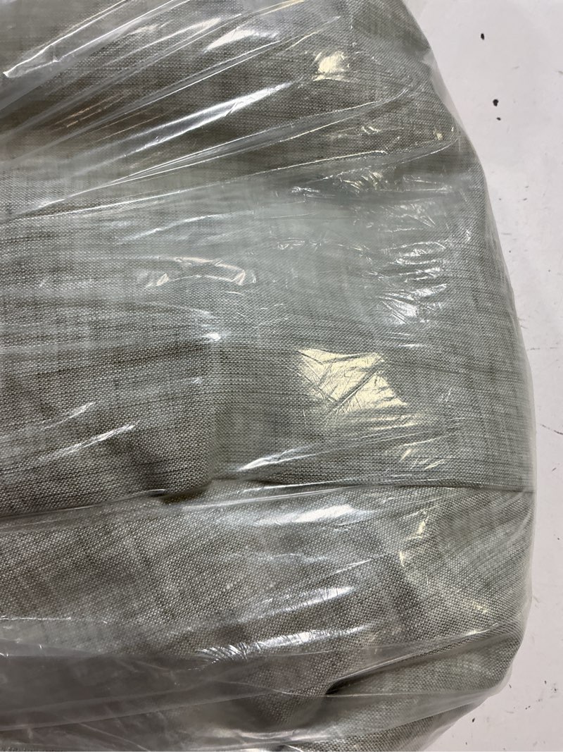 Condition photo showing Good Condition for european linen curtain - single panel, 96x84, sage