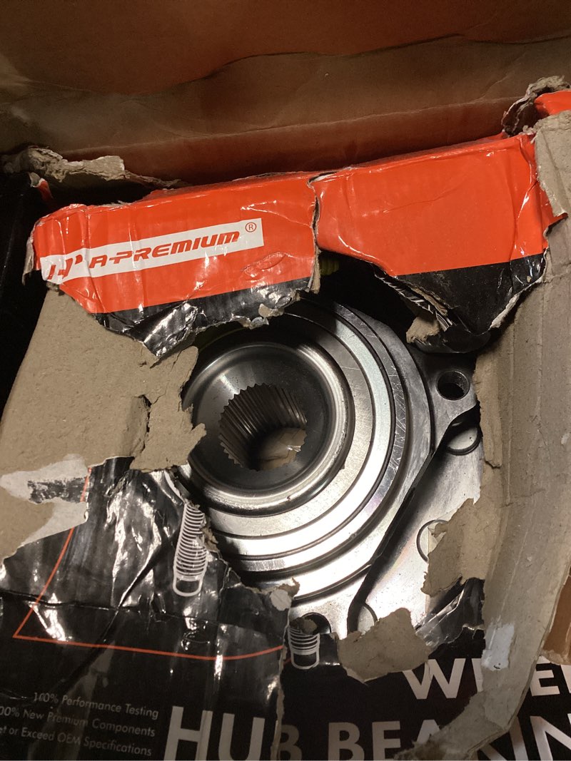 Condition photo showing As Is for a-premium front wheel bearing and hub assembly with abs & 10-lug compatible with ram 4500 2019-2020, 5500 2019-2022