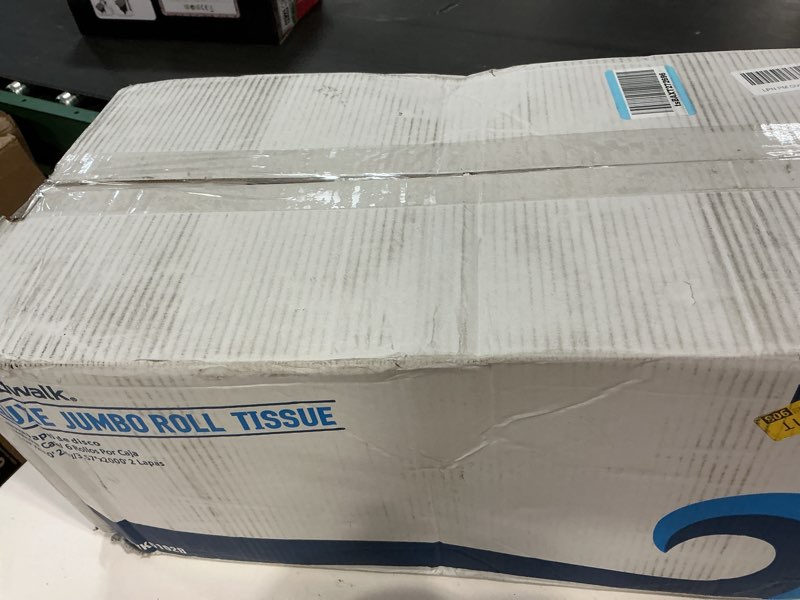 Condition photo showing New/Like New for boardwalk bwk 6102 2000' length, 12" width 2-ply jrt sr roll toilet tissue