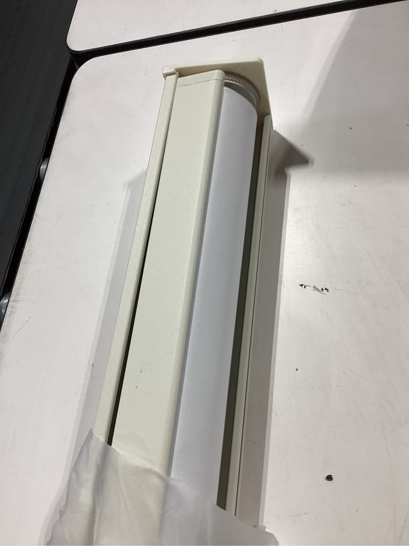Condition photo showing Good Condition for aosky blackout roller shades cordless blinds for windows, free-stop shades with valance, thermal insulated fabric, uv protection, blinds for home and office (48" w x 72" h, linen beige linen beige 48"w x 72"h
