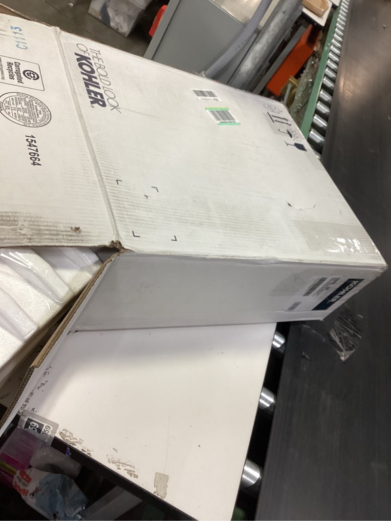 Condition photo showing New/Like New for KOHLER K-55060-NA Embark Medicine Cabinet, Adjustable Shelves, Mirrored Door, 16"x20", Compact Storage Flat Edge 16 in. x 20 in.