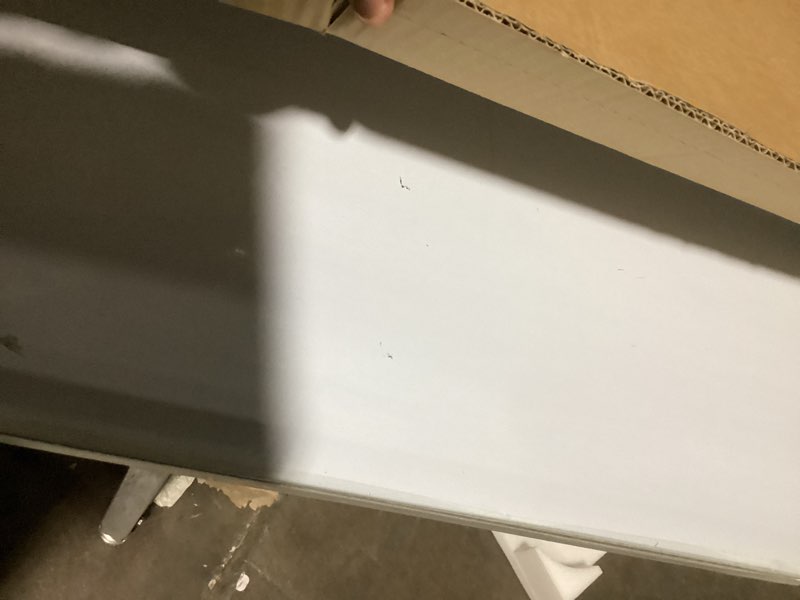 Condition photo showing Good Condition for Stainless Steel Cutting Board 33.46inx19.68in, Non-Slip Edge Stainless Steel Cutting Boards for Kitchen, Pizza and Dough