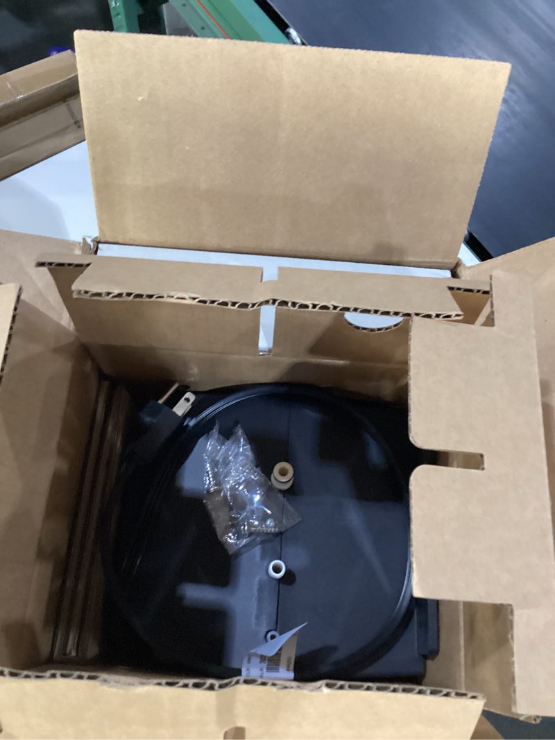 Condition photo showing New/Like New for insinkerator stainless steel tank, h250mblk-ss hot250 system, single-handle matte black faucet with 2/3-gallon instant hot water dispenser matte black hot250 - hot only dispenser