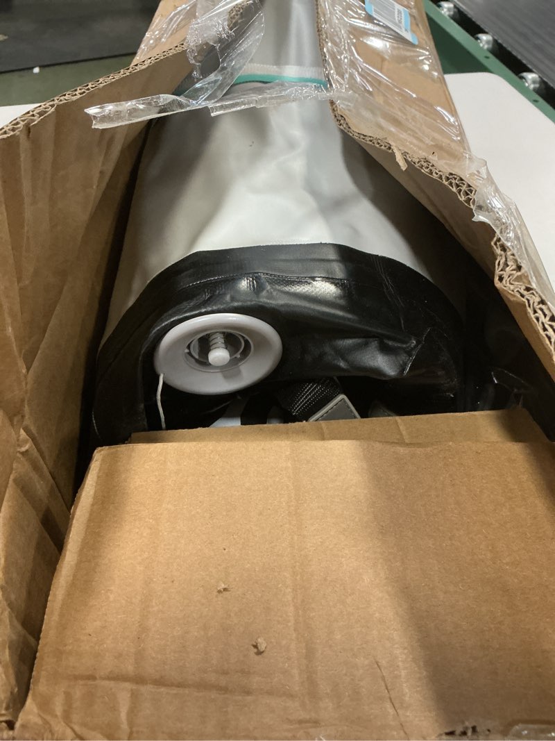 Condition photo showing As Is for VOFiTNY All Purpose Gymnastics Mat 6.6/10/13/16/20 ft Sturdy Inflatable Tumble Track for Home/Gym Purple/Black 6.6ft*3.3ft*4inches(2m*1m*0.1m)