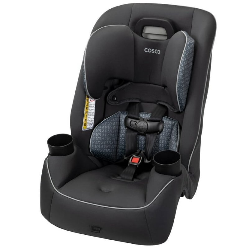 easy elite slim all-in-one convertible car seat, grey glphys, unisex