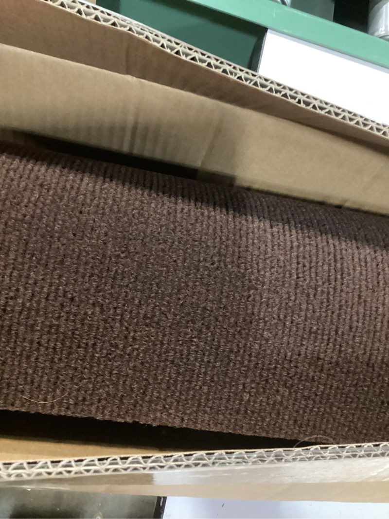 Condition photo showing Good Condition for Marine Carpet,5 FT x 10 FT Brown Indoor Outdoor Carpet 0.2" Thick Boat Carpet with Water-Proof TPE Backing, Non-Slide Outdoor Marine Carpet Roll for Home, Patio, Porch, Deck Brown 5 FT x 10 FT