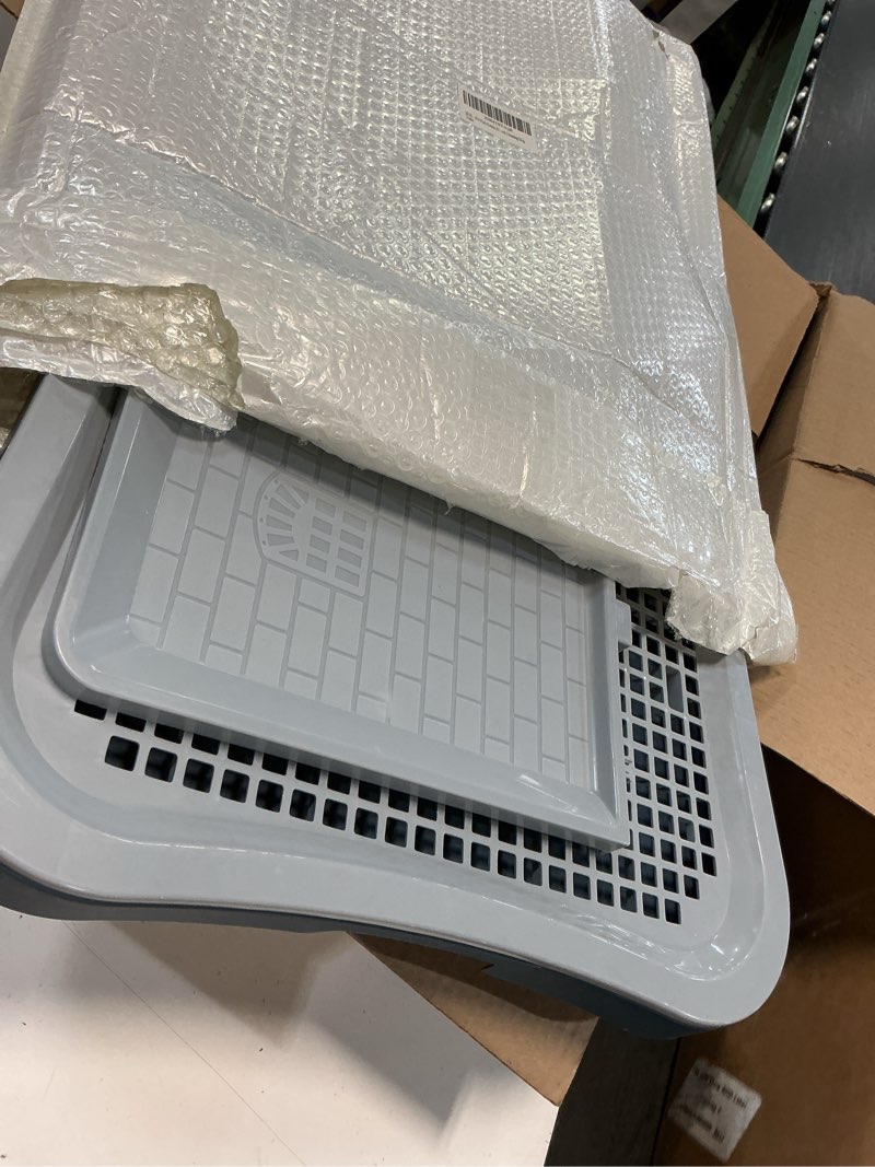 Condition photo showing Good Condition for Pee Pad Holder,Dog Potty Tray with Splash Guard,Indoor Potty for Small Dogs, Waterproof and Easy to Disassembly and Cleaning Dog Toilet