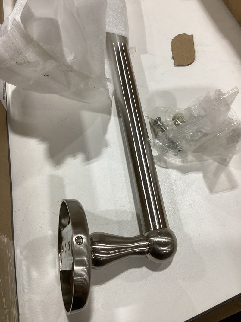 Condition photo showing item condition for Design House 558478 San Martin Transitional 24-inch Towel Bar for Bathroom Bedroom Closet or Kitchen Brushed Nickel