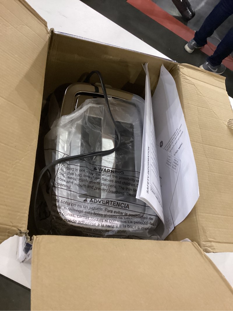 Condition photo showing As Is for GE 2 Slice Stainless Steel Toaster, Extra Wide Slots for Toasting Bagels, Breads, Waffles & More, 7 Adjustable Shade Settings, Removable Crumb Tray, Countertop Kitchen Essentials, 850 Watts 2-Slice Stainless Steel