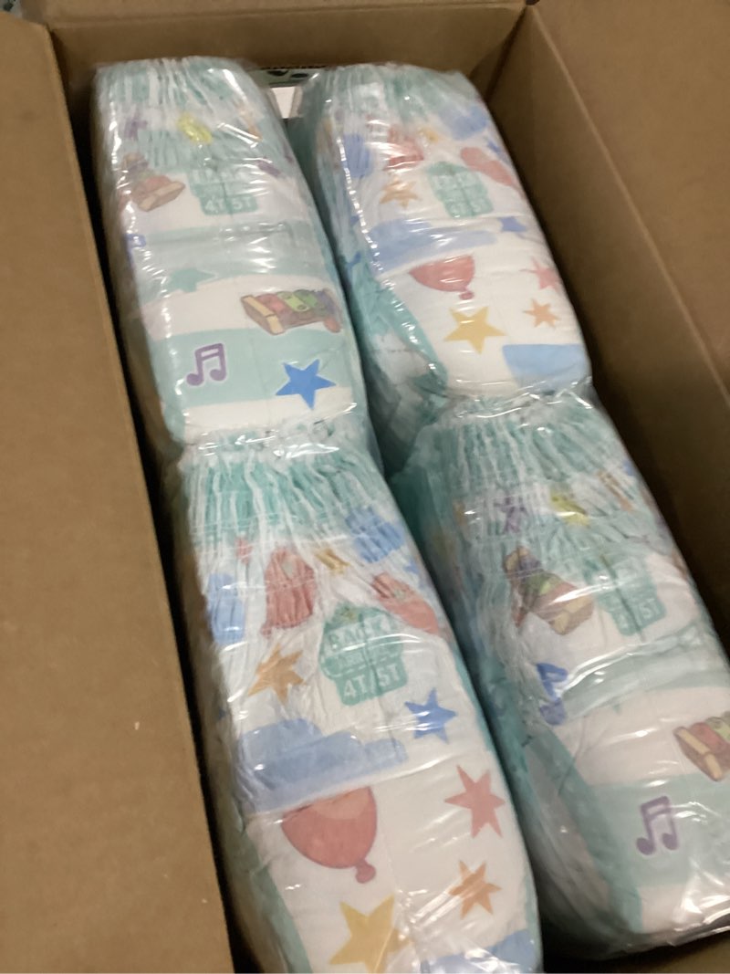 Condition photo showing New/Like New for pampers easy ups bluey training underwear - size 4t-5t - 100ct
