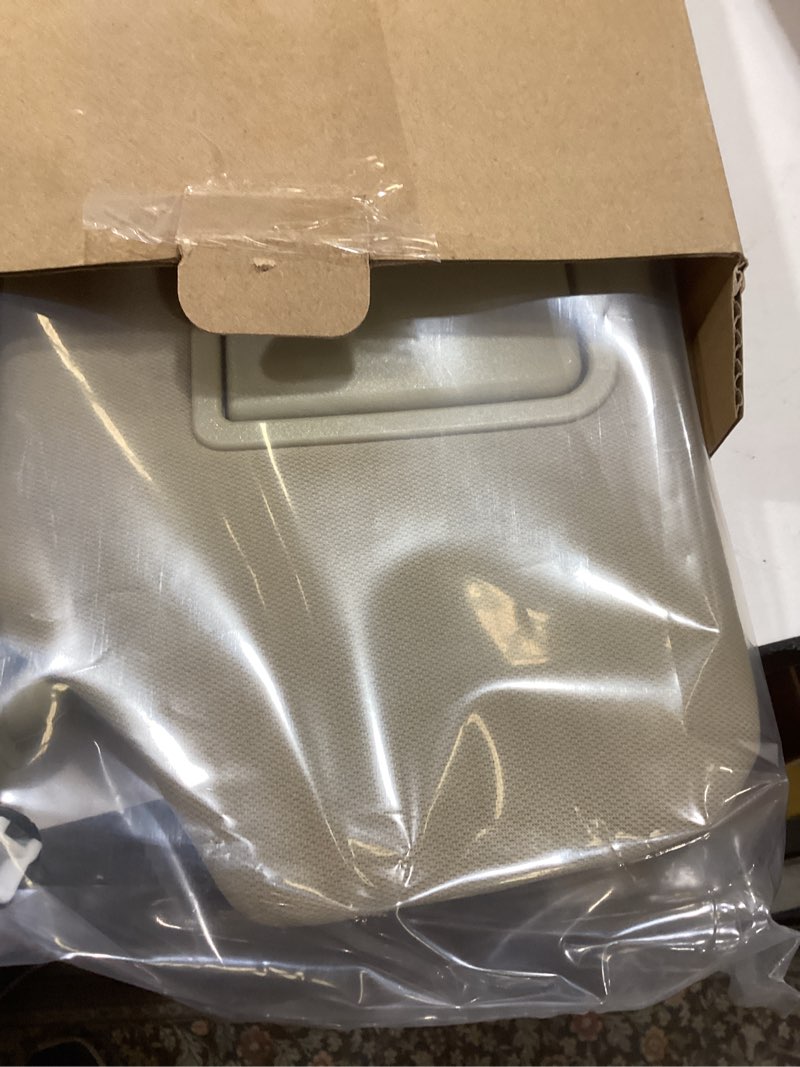 Condition photo showing As Is for sun visor for honda pilot 2016 2017 2018 2019 2020 2021 2022 honda ridgeline 2018-2020 replacement sun shade # 83280-tg7-a12za with vanity light/with makeup mirror (beige(driver left))