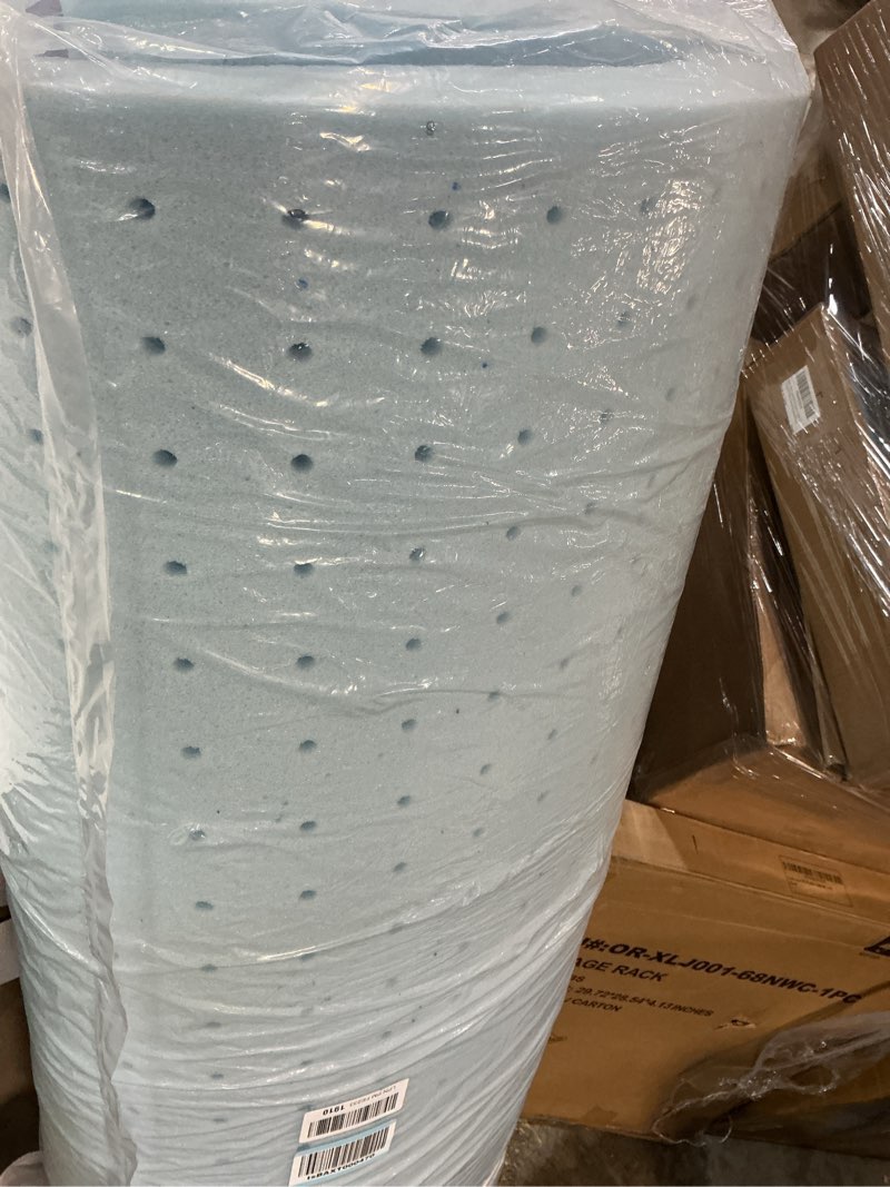 Condition photo showing Good Condition for best price mattress 3 inch ventilated memory foam mattress topper, cooling gel infusion, certipur-us certified, dorm essentials, queen