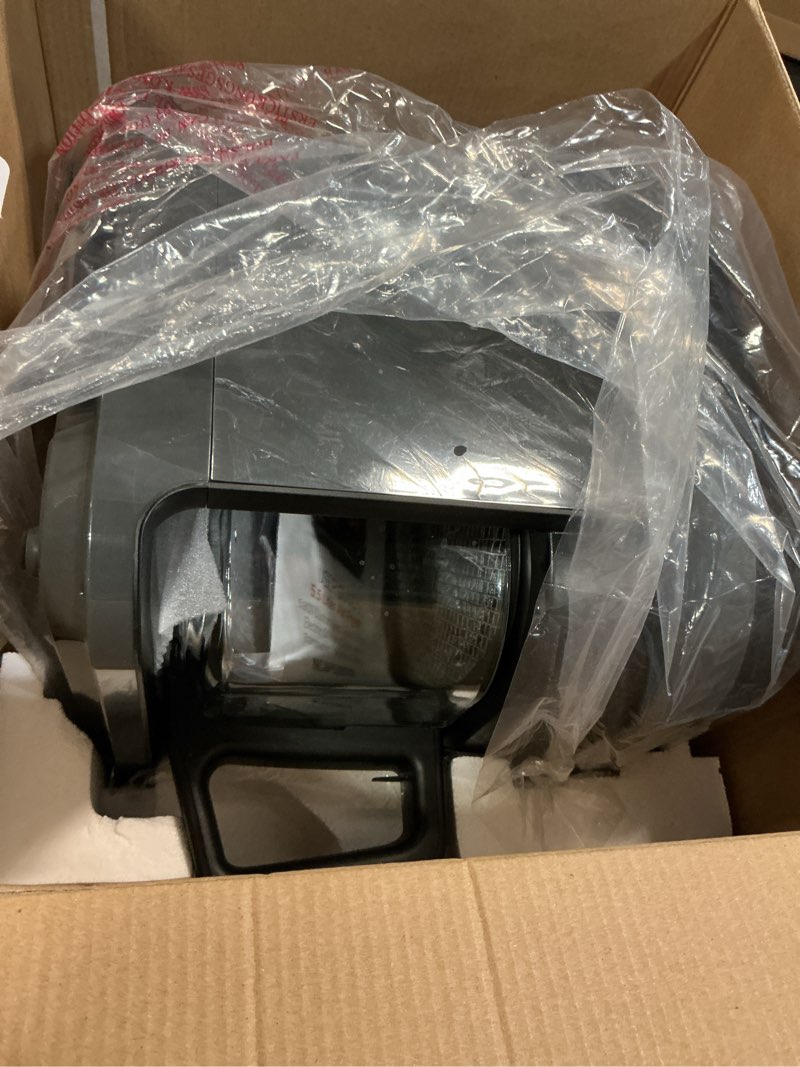 Condition photo showing Good Condition for Nutrichef 5.8 Quart Air Fryer | 8-1 Preset Cook Modes | Transparent Fry Bowl for Best Cooking Results | Cook Shrimp, Steak, Fries, Wings, Chicken & More | Precise Temperature Control & Time | Grey